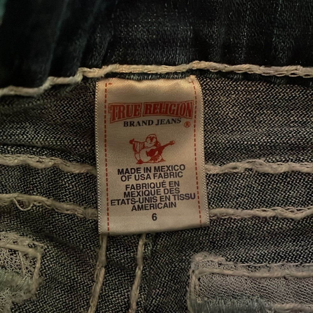 True Religion Girls’ Julie Super T Size 6 - Picture 6 of 7